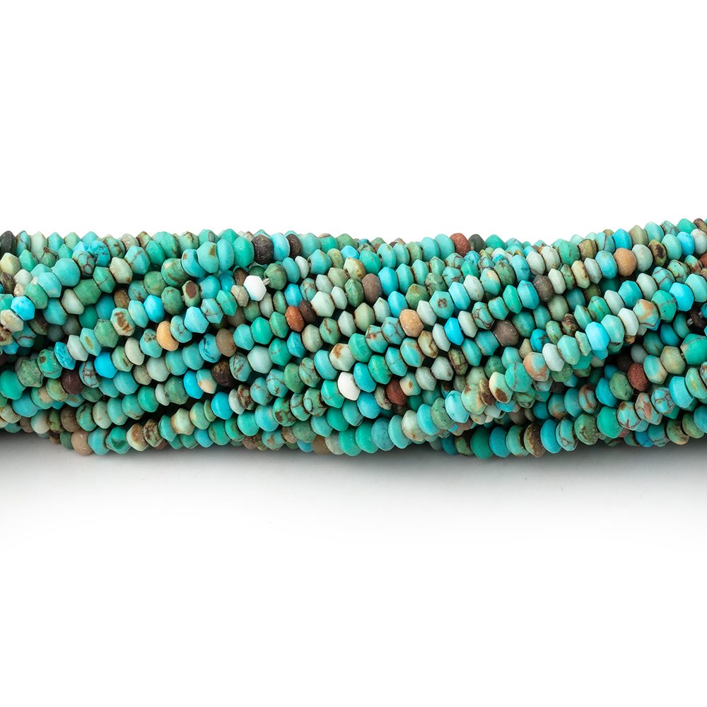 2.5mm Howlite Plain Disc Rondelle Beads 14.5 inch 260 pieces (ONLINE ORDER ONLY)