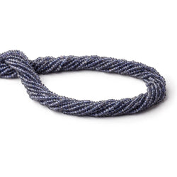 2.5mm Iolite Faceted Rondelle Beads 13.5 inch 200 pieces (ONLINE ORDER ONLY)