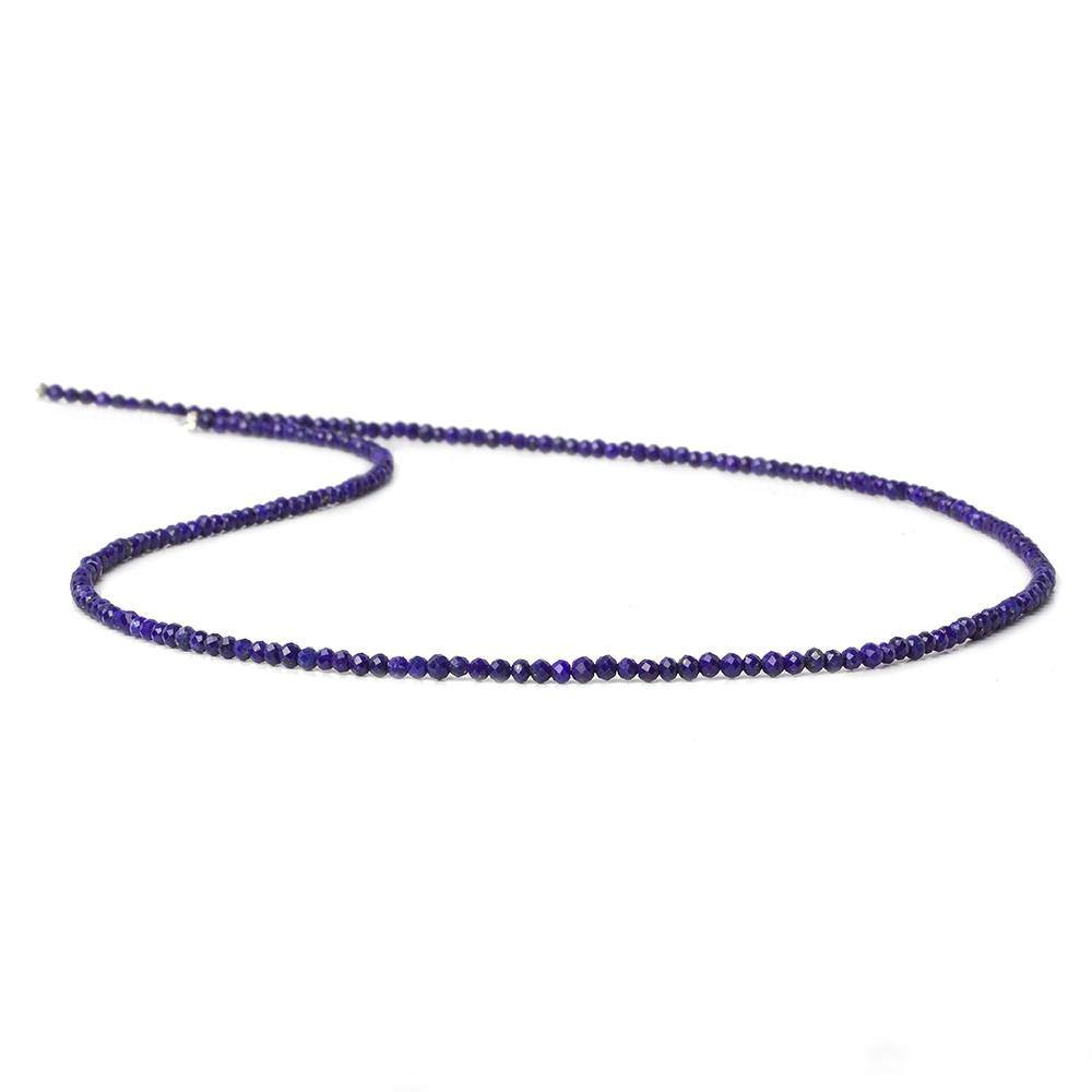 2.5mm Lapis Lazuli MicroFaceted rondelle beads 17 inch 200 pieces (ONLINE ORDER ONLY)