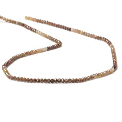 2.5mm Multi Chocolate Sapphire Micro Faceted rondelle beads 13 inch 160 pcs (ONLINE ORDER ONLY)
