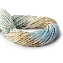 2.5mm Multi Color Beryl Micro Faceted Cube Beads 12.5 inch 128 pieces (ONLINE ORDER ONLY)
