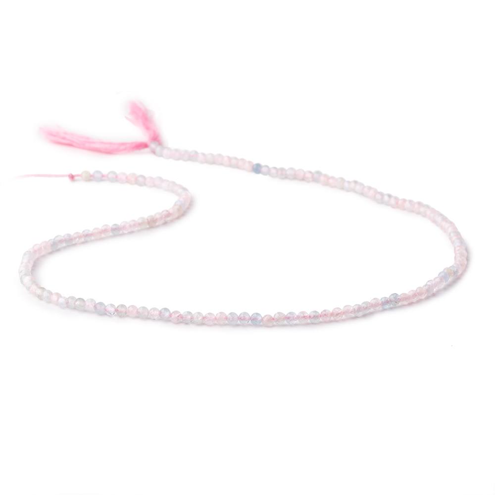 2.5mm Multi Color Beryl Micro Faceted Round Beads 12.5 inch 124 pieces (ONLINE ORDER ONLY)
