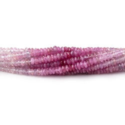 2.5mm Multi Color Fancy Sapphire Faceted Rondelle Beads 16 inch 368 pieces (ONLINE ORDER ONLY)