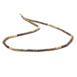 2mm Multi Color Sapphire Micro Faceted rondelle beads 13 inch 160 pcs (ONLINE ORDER ONLY)