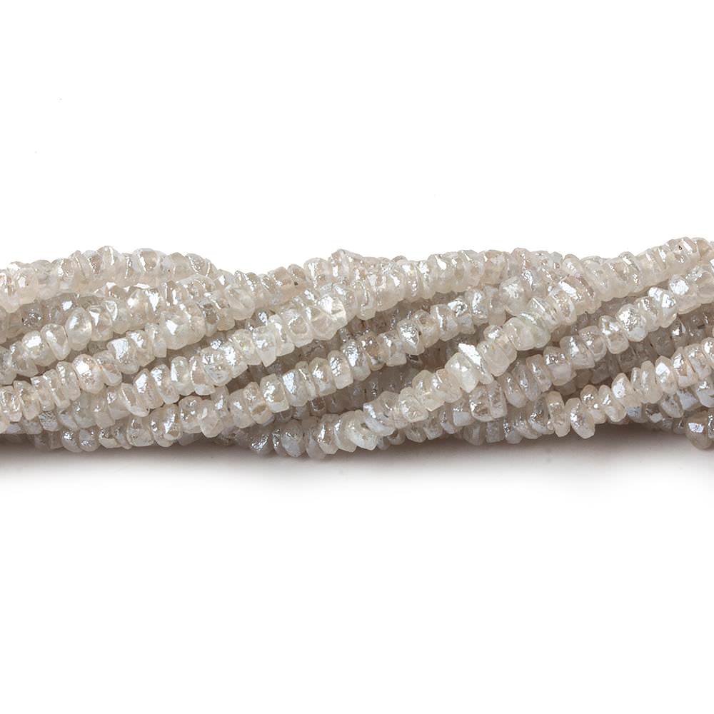 3.5mm Mystic Champagne Zircon native cut rondelle beads 16 inch 250pcs (ONLINE ORDER ONLY)