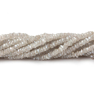 3.5mm Mystic Champagne Zircon native cut rondelle beads 16 inch 250pcs (ONLINE ORDER ONLY)