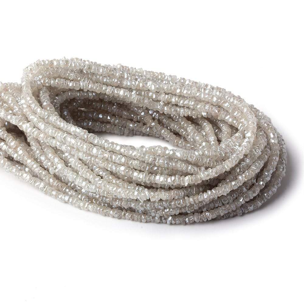 3.5mm Mystic Champagne Zircon native cut rondelle beads 16 inch 250pcs (ONLINE ORDER ONLY)