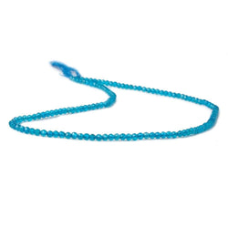 2.5mm Neon Apatite Micro Faceted Rondelle Beads 13 inch 135 pieces AAA (ONLINE ORDER ONLY)