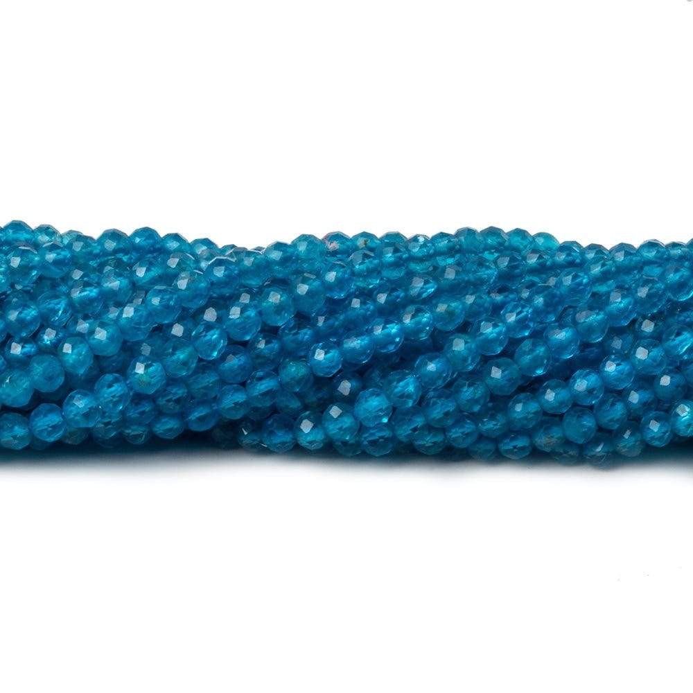 2.5mm Neon Apatite Micro Faceted Rondelle Beads 13 inch 135 pieces AAA (ONLINE ORDER ONLY)