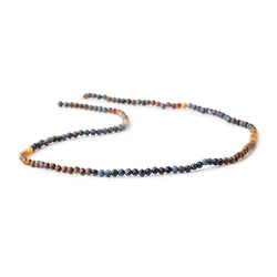 2.5mm Pietersite Micro Faceted Round Beads 12 inch 140 pieces (ONLINE ORDER ONLY)