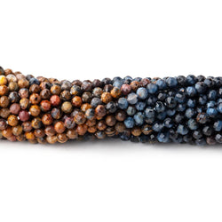 2.5mm Pietersite Micro Faceted Round Beads 12 inch 140 pieces (ONLINE ORDER ONLY)