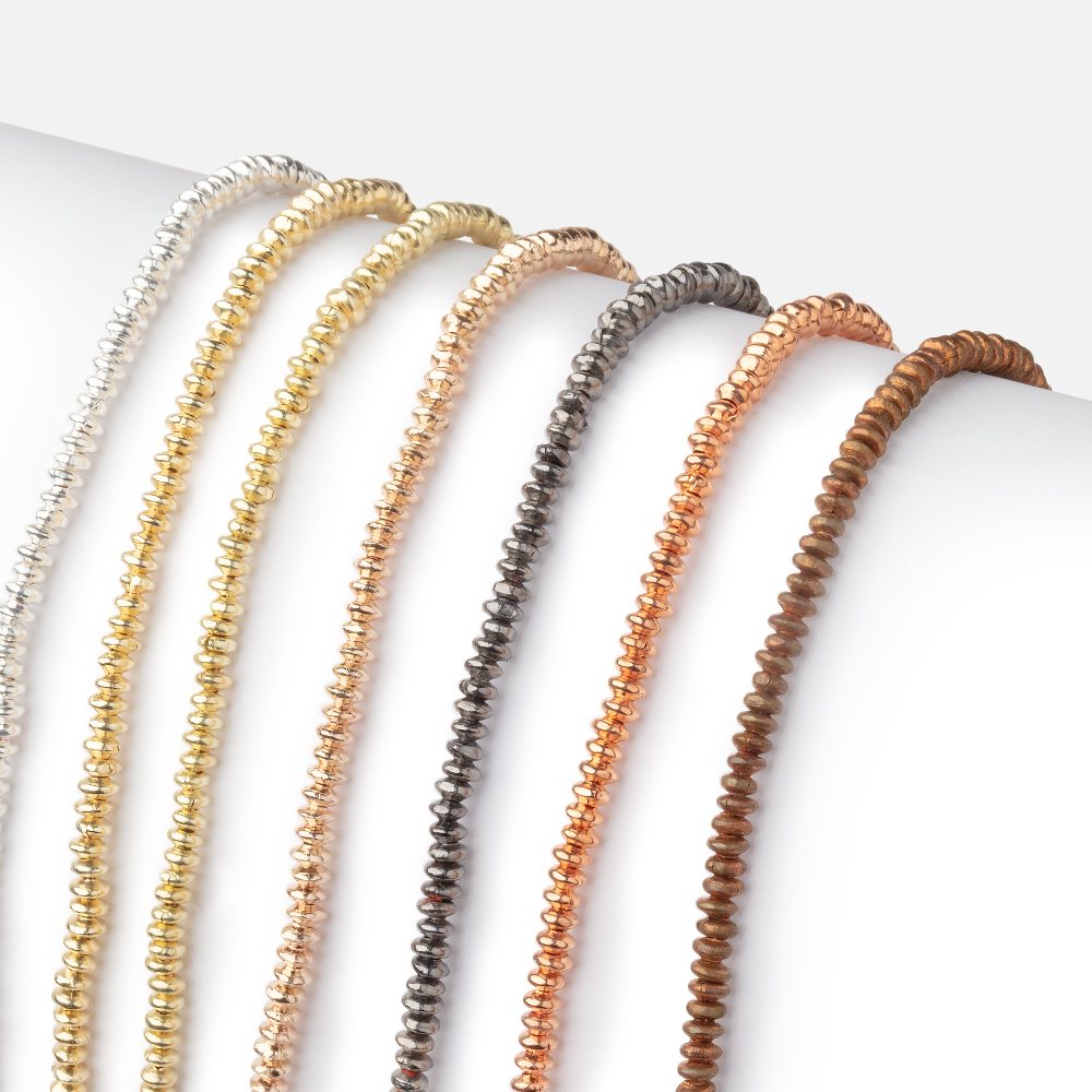 2.5mm Polished Disc Beads (ONLINE ORDER ONLY)