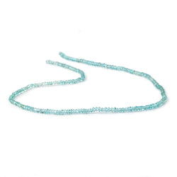 2.5mm Pool Blue Apatite Plain Rondelle Beads 13.5 inch 263 pieces (ONLINE ORDER ONLY)