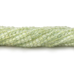 2.5mm Prehnite Micro Faceted Cube Beads 12.25 inch 134 pieces (ONLINE ORDER ONLY)