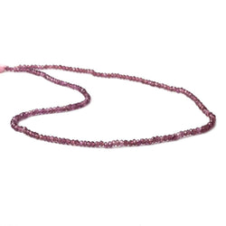 2.5-3mm Rhodolite Garnet faceted rondelle beads 13.5 inch 234 beads (ONLINE ORDER ONLY)