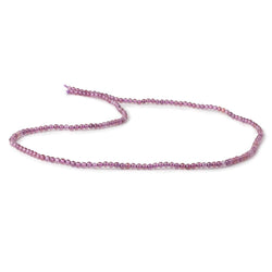 2.5mm Rhodolite Garnet plain round beads 15 inch 165 beads (ONLINE ORDER ONLY)