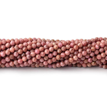2.5mm Rhodonite Micro Faceted Round Beads 12.5 inch 133 pieces AAA (ONLINE ORDER ONLY)