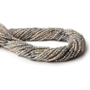 2mm Shaded Mystic Labradorite micro faceted rondelle beads 13 inch 165 pieces AA (ONLINE ORDER ONLY)