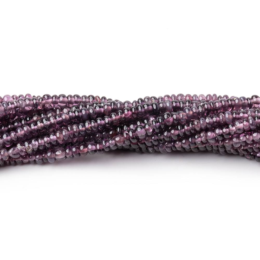 2.5mm Shaded Plum Spinel Plain Rondelle Beads 16 inch 300 pieces AA (ONLINE ORDER ONLY)