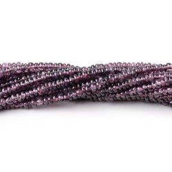2.5mm Shaded Plum Spinel Plain Rondelle Beads 16 inch 300 pieces AA (ONLINE ORDER ONLY)