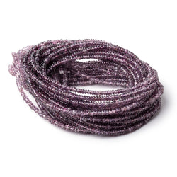 2.5mm Shaded Plum Spinel Plain Rondelle Beads 16 inch 300 pieces AA (ONLINE ORDER ONLY)