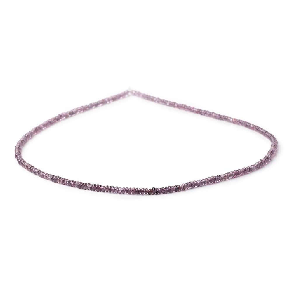 2.5mm Shaded Plum Spinel Plain Rondelle Beads 16 inch 300 pieces AA (ONLINE ORDER ONLY)