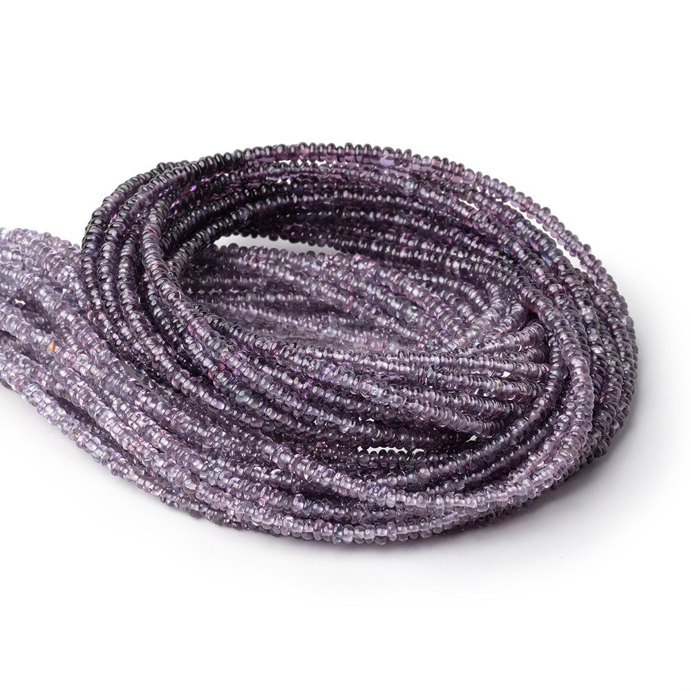 2.5mm Shaded Purple Spinel Plain Rondelle Beads 16 inch 300 pieces AA (ONLINE ORDER ONLY)
