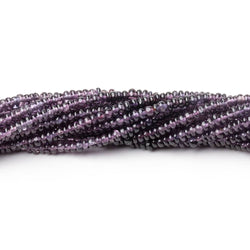 2.5mm Shaded Purple Spinel Plain Rondelle Beads 16 inch 300 pieces AA (ONLINE ORDER ONLY)