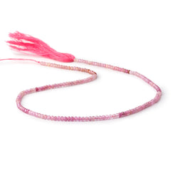 2.5mm Shaded Ruby Micro Faceted Rondelle Beads 12.75 inch 154 pieces (ONLINE ORDER ONLY)