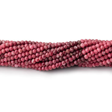 2.5mm Shaded Thulite Micro Faceted Rondelle Beads 12.5 inch 160 pieces (ONLINE ORDER ONLY)
