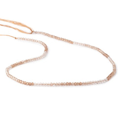 2.5mm Shaded Zircon Micro Faceted Rondelle Beads 12.5 inch 163 pieces AAA (ONLINE ORDER ONLY)