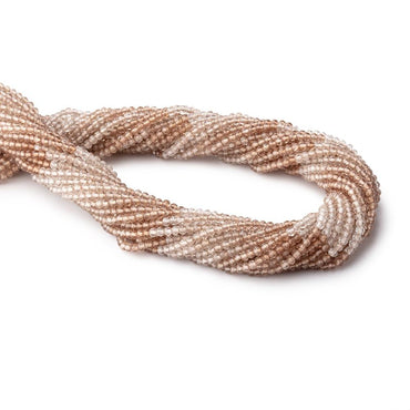 2.5mm Shaded Zircon Micro Faceted Rondelle Beads 12.5 inch 163 pieces AAA (ONLINE ORDER ONLY)