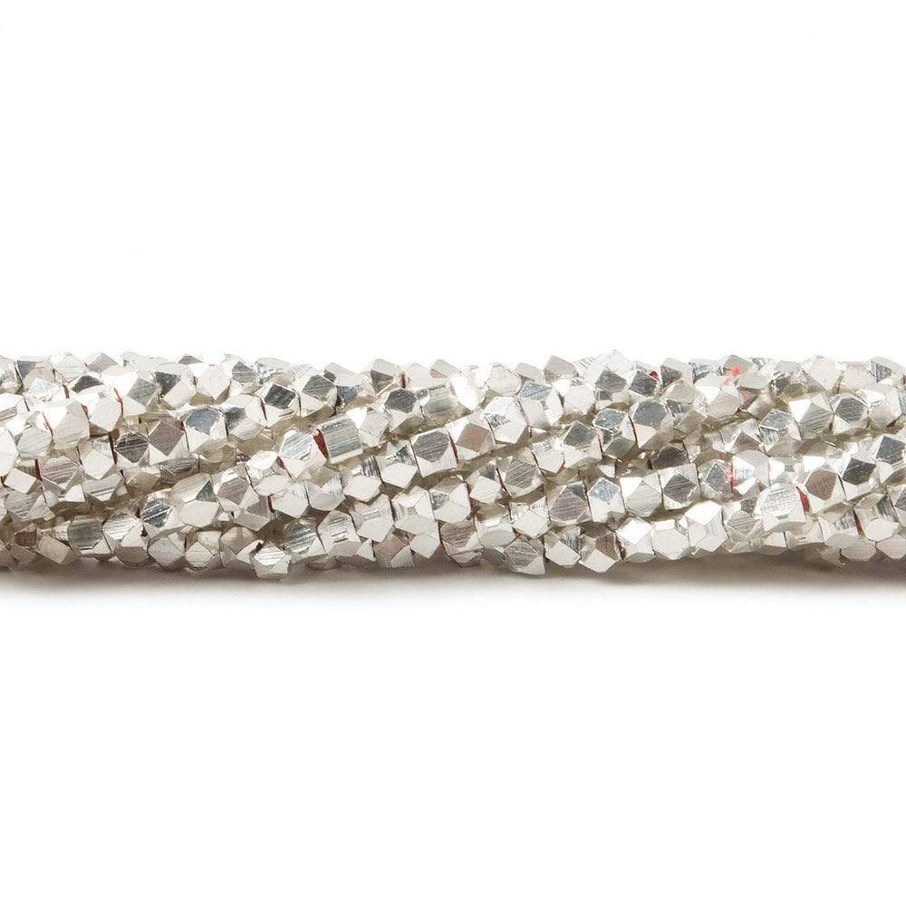 2.5mm Shiny Faceted Nugget Beads 8 inch 80 pieces (ONLINE ORDER ONLY)