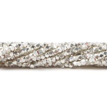 2.5mm Shiny Faceted Nugget Beads 8 inch 80 pieces (ONLINE ORDER ONLY)