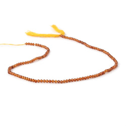2.5mm Spessartite Garnet Micro Faceted Round Beads 12.5 inch 142 pieces AA (ONLINE ORDER ONLY)