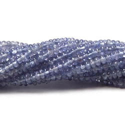 2.5mm Tanzanite Beads Plain Rondelle 13 inch 221 pieces (ONLINE ORDER ONLY)
