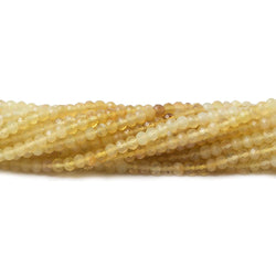 2.5mm Yellow Opal Micro Faceted Rondelle beads 13 inch 159 pieces (ONLINE ORDER ONLY)