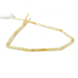 2.5mm Yellow Opal Micro Faceted Rondelle beads 13 inch 159 pieces (ONLINE ORDER ONLY)