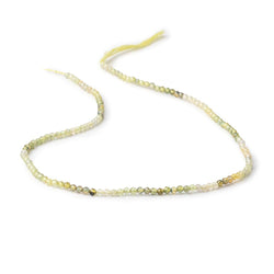 2.5mm Yellow Sapphire Micro Faceted Round Beads 12.5 inch 132 pieces (ONLINE ORDER ONLY)