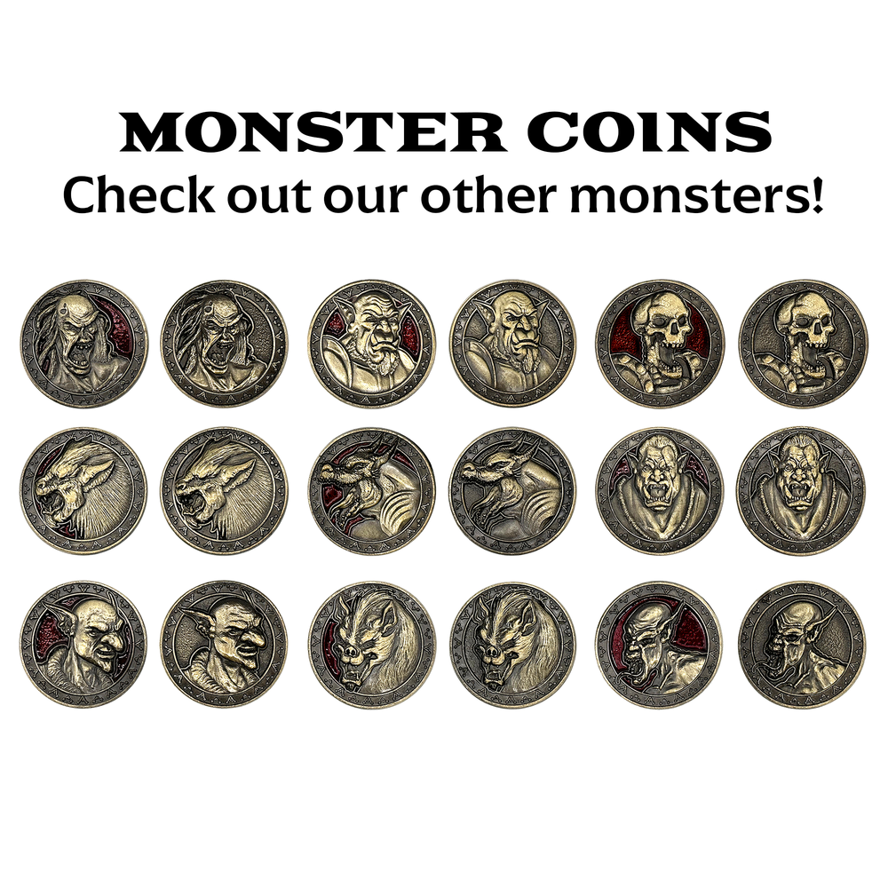 Monster Coins - Skeleton - 10 Pack