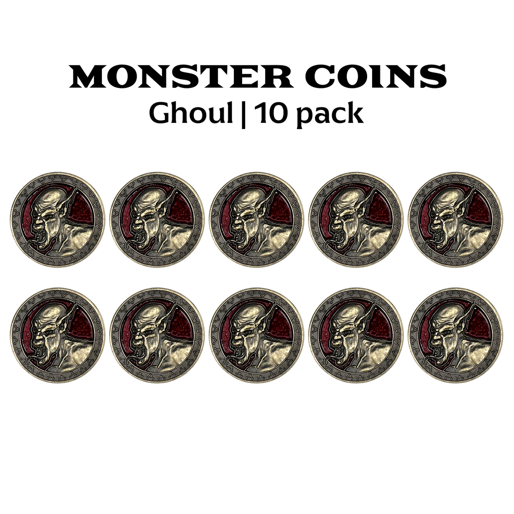 Monster Coins - Ghoul - 10 Pack
