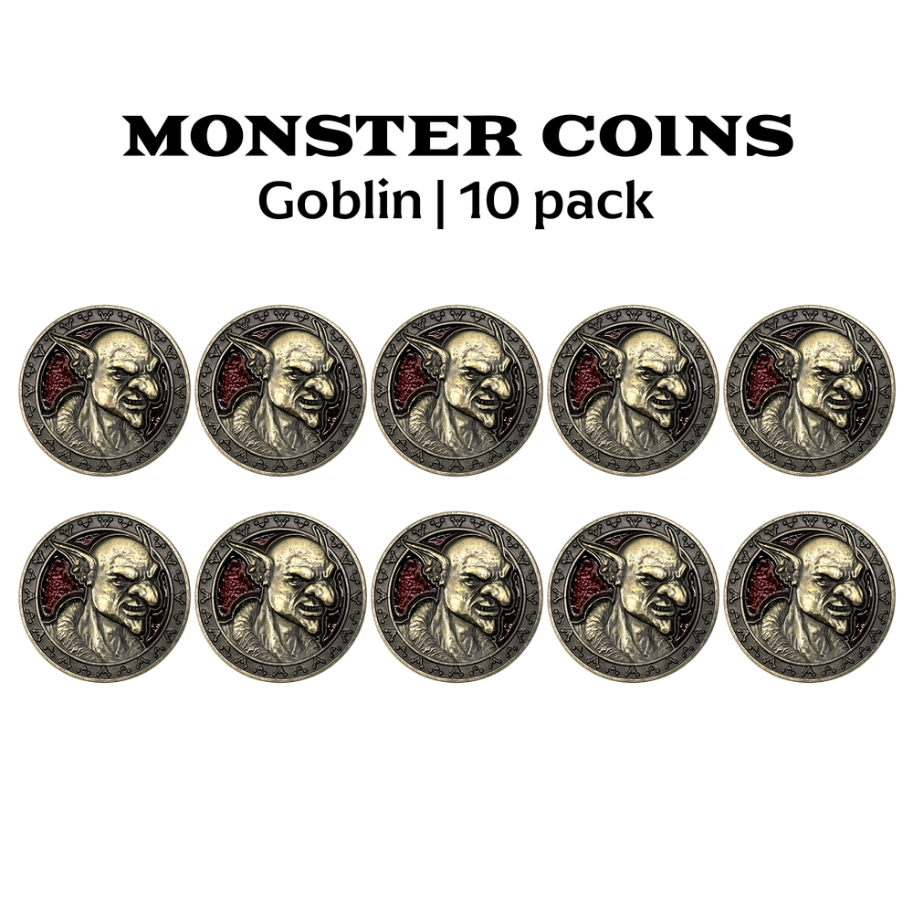 Monster Coins - Goblin - 10 Pack