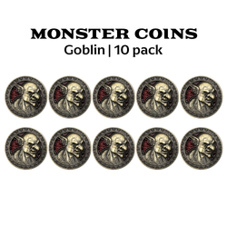 Monster Coins - Goblin - 10 Pack