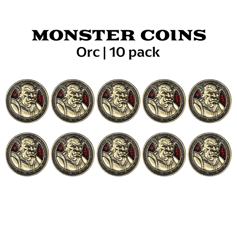 Monster Coins - Orcs - 10 Pack