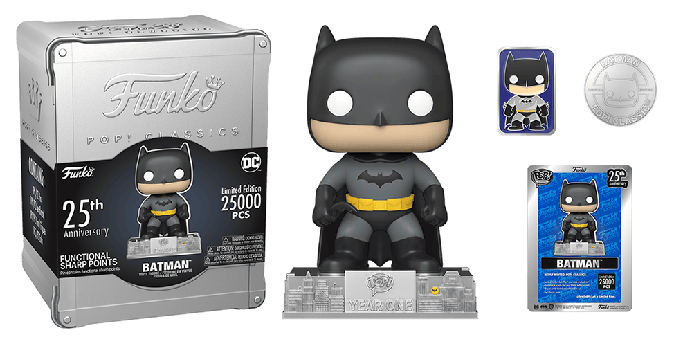 Funko 25th Anniversary Batman (Sealed)/ 25000 Pieces [Box Conditon: 7/10] (Online Order Only)