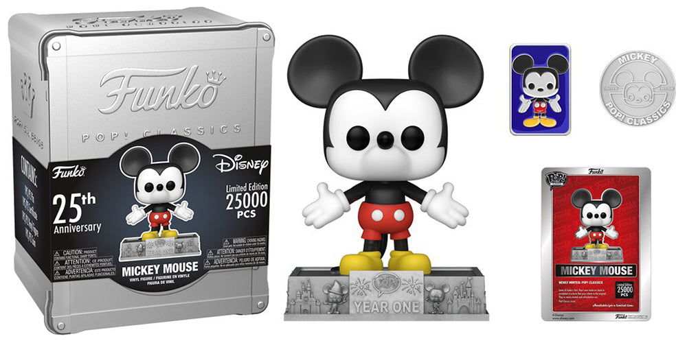 Funko 25th Anniversary Mickey Mouse (Sealed)/ 25000 Pieces (Online Order Only)