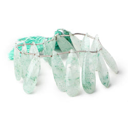 25x11-32x11mm Aventurine Faceted Pear Beads 7.5 inch 15 pieces (ONLINE ORDER ONLY)