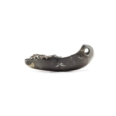 25x15mm Pyritized Ammonite  Fossil Focal Bead (ONLINE ORDER ONLY)