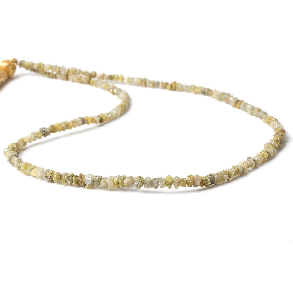 2.5x2-3x2mm Yellow Diamond crystal nugget beads 15 inch 220 pieces (ONLINE ORDER ONLY)