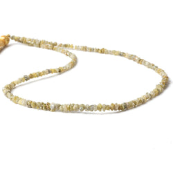 2.5x2-3x2mm Yellow Diamond crystal nugget beads 15 inch 220 pieces (ONLINE ORDER ONLY)